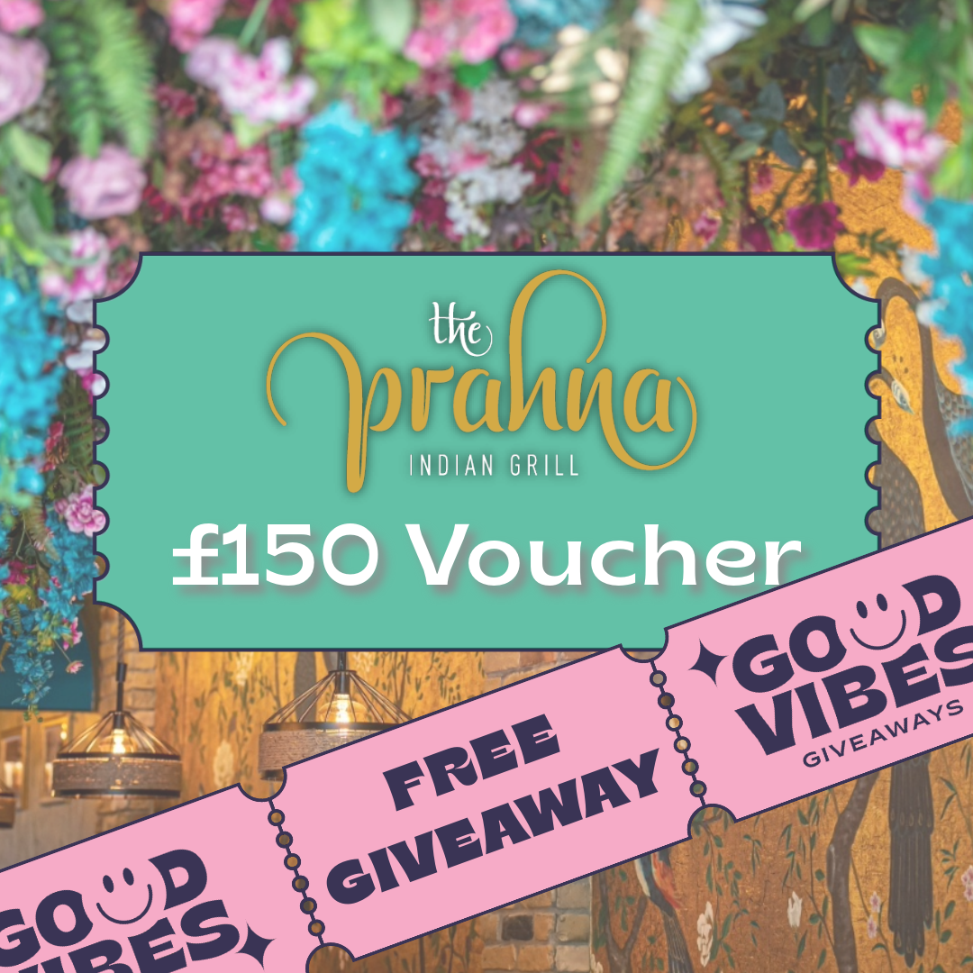 PRAHNA AWARD WINNING RESTAURANT VOUCHERS Good Vibes Giveaways
